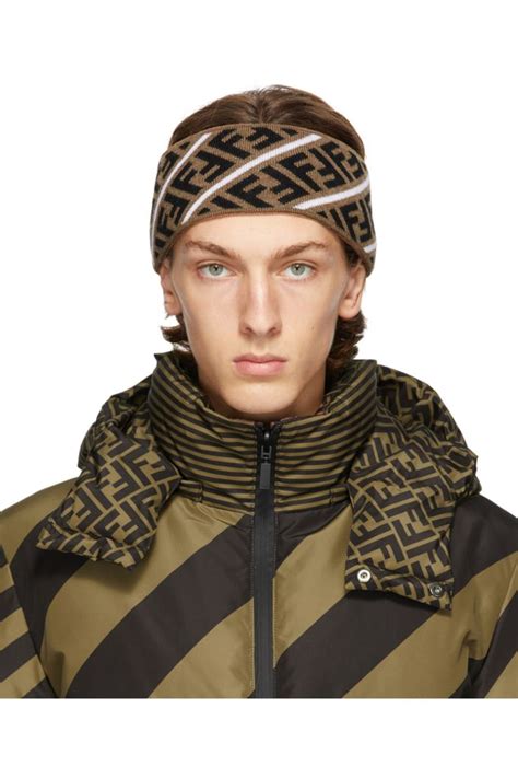 men fendi headband|fendi motif headband.